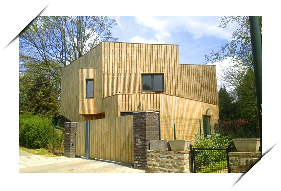 Eine Fassade aus Robinienholz: Premiumklasse
